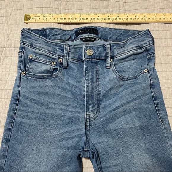 Aeropostale High Rise Jegging Medium Wash Size 10 Reg - Picture 3 of 9